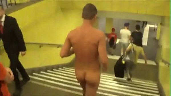 naked in subway - 1