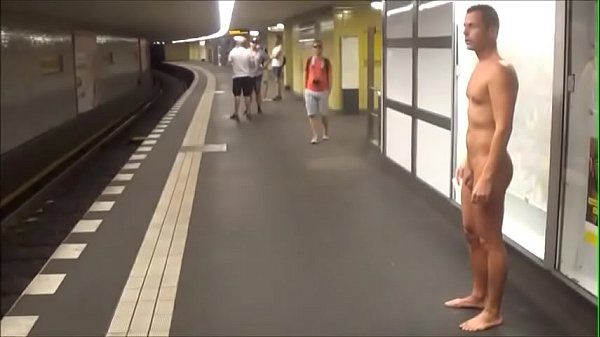 naked in subway - 1