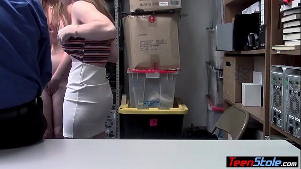 Busty redhead teen and MILF mom thieves punish fucked - 2