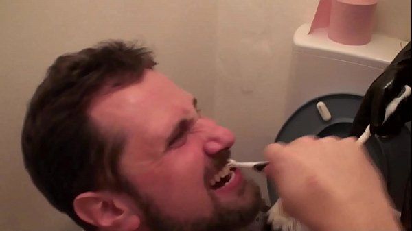 XBizShow Femdom Brats humiliate slaves in toilets Qwertty - 1