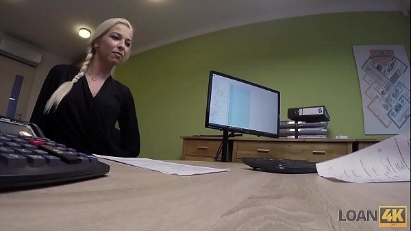 1080p LOAN4K. Blonde angel pays with sex for flexible credit conditions Pornuj