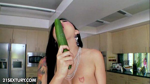 A Girl and Her Cucumber - 1