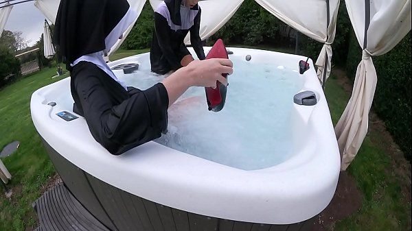 Spycam Two Naughty Nuns Get Wet In The Hot Tub Sucks