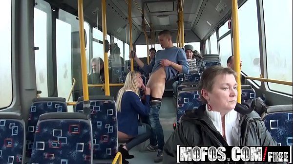 Skirt Exhibitionist teen (Lindsey Olsen) gets Ass-Fucked on the Public Bus - Mofos XBizShow - 1