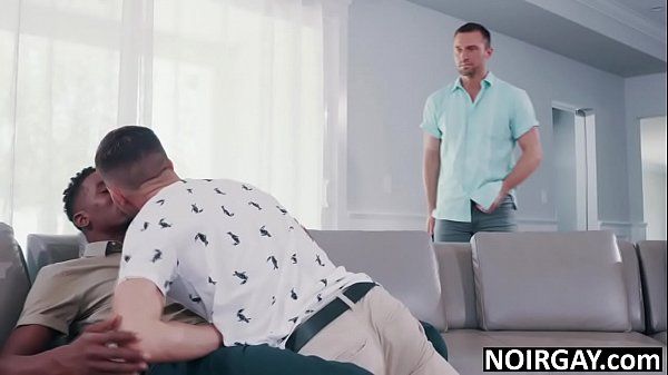 Lezbi Hot gay couple & big black cock property owner threesome Real Orgasms