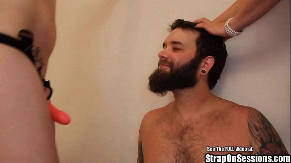 Lactating Strap On Chick Pegging Bearded Guy With Princess - 2