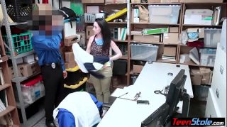 India Busty teen thief got caught and fucked by LP officer Monster