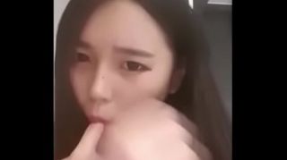 Voyeur Korean BJ masturbate show her shaved pussy - https://asiansister.com/ Thong
