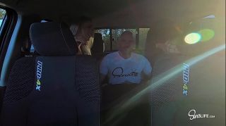 Pussy Fucking Back Seat Threesome with Kissa Sins and Alexis Monroe Novinhas