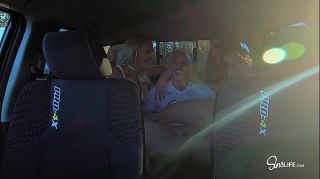 Red Head Back Seat Threesome with Kissa Sins and Alexis Monroe AsianPornHub