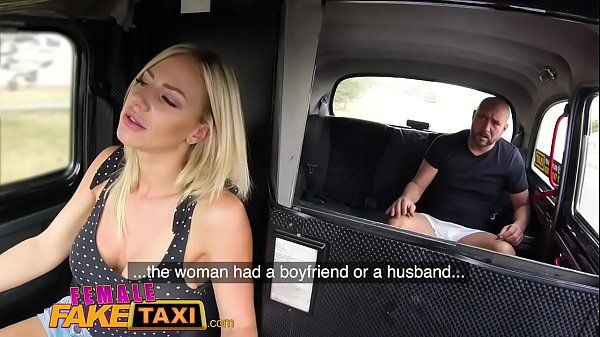 Female Fake Taxi Busty blonde rides lucky passengers cock to pay fare - 1