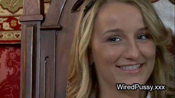 Gonzo Wired maid in foursome femdom action hard flogged and fucked Officesex