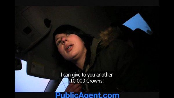 PublicAgent Jana fucks me in the car for money - 2