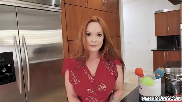 Assfingering Sexy redhead MILF Summer Hart is very supportive to her stepson,she even gave him a surprise blowjob for him to get ready for college life. Big Dildo - 1