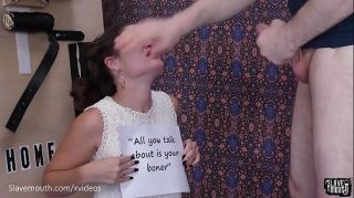 Fucks Punishing her mouth for all the things ex-girlfriends...