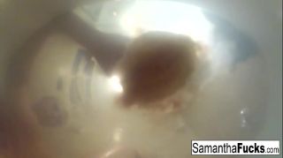 Infiel Samantha Saint bath tub sex with Abigail Mac Gay Masturbation