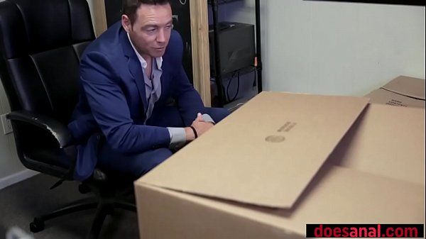 Unboxing and anal fucking a petite small titted bride - 1
