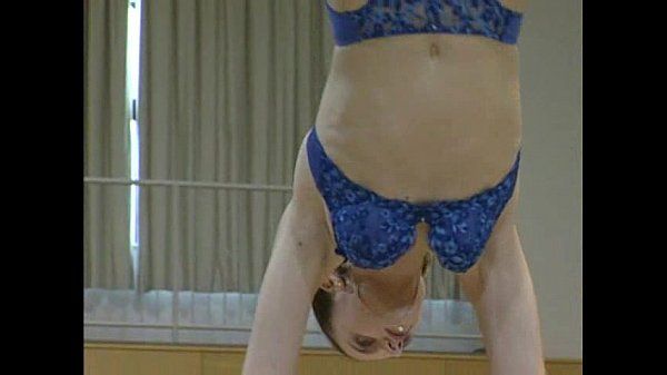 Claudia - Topless Gymnastics - 1