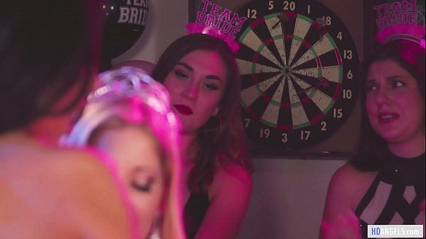 Hot Fucking GIRLSWAY - Bacherolette party goes wild with a busty stripper - Charlotte Stokely and Jade Baker Buttfucking