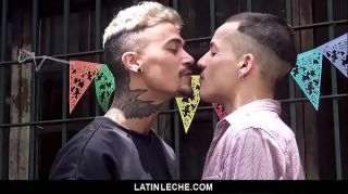Shower LatinLeche - Watching My Tatted Latino Boyfriend Get Fucked By Another Guy Bigass
