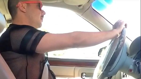 Man caught jerking off in the car - 1