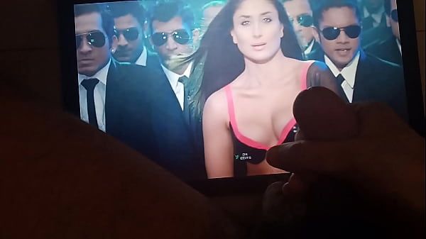 Wife Masturbation on Kareena Kapoor cumshot cum tribute fap shag on boobs DownloadHelper - 2