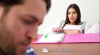 Fat Ass TINY4K Seducing the principal to get out of detention Blowing - 1
