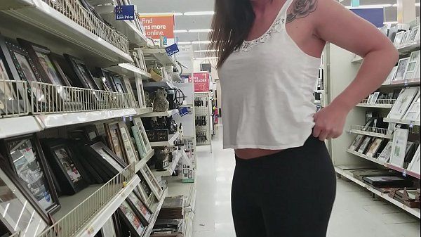 Playing MILF Public Nudity at The Walmart - Big Titties and Masturbation Hardcore