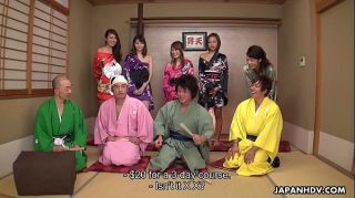 Nuru Massage Japanese wives, Hikari and Kaede Niiyama made some porn, uncensored Cream