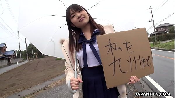 Japanese schoolgirl, Mikoto Mochida is sucking a stranger's cock, uncensored - 2