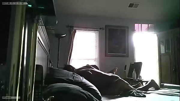 My Wife Patrice at it again with a 3rd guy while I am away, caught on spy cam. - 2