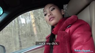 Asa Akira Public Agent Big tits Thai lady loves to suck and fuck cock Twerking