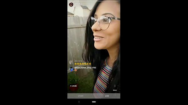 Punk Husband surpirses IG influencer wife while she's live. Cums on her face. Pervs - 1