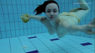 Little Lada Poleshuk underwater show big tits short hair 18 Year Old Porn
