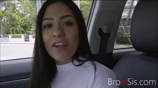 18Lesbianz Serena Santos fucks her NAUGHTY BROTHER Blow Job Contest