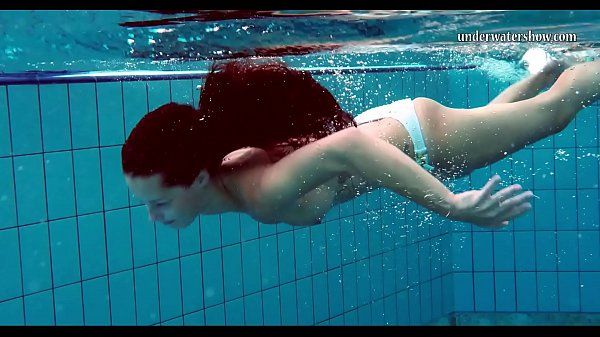 Hungarian teen Szilva underwater naked - 2