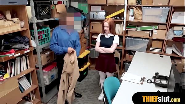 Young Petite Porn Cute Irish redhead amateur shoplifter rough fucked Sensual