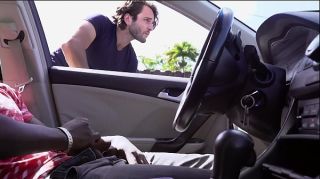Hard Core Free Porn Black guy wacks off in car in public while a white dude watches ZoomGirls