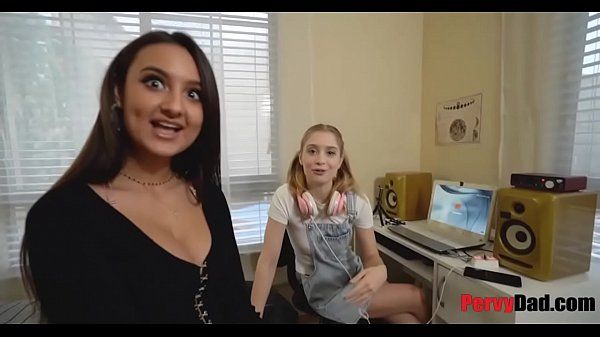Rocco Siffredi Daddy Fucks My Friend While I Pretend like nothin's going on - Anastasia Knight and Eliza Ibarra Anal Fuck - 1