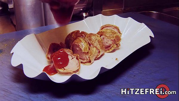 HITZEFREI Lullu Gun gets herself a real German sausage - 2