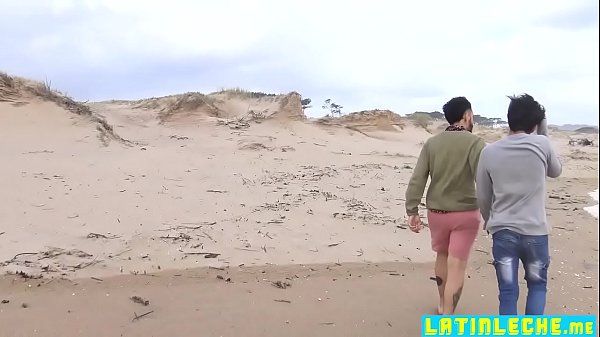Sexy latin boy gets on his knees to deepthroat big cock - 1