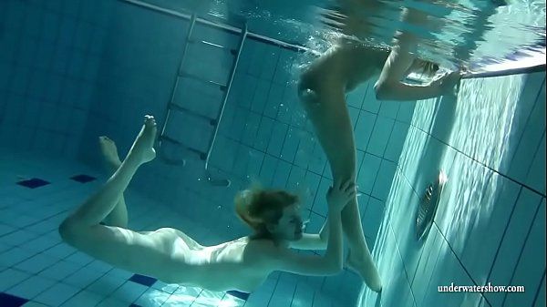 Zuzana and Lucie with big tits horny in the pool - 2