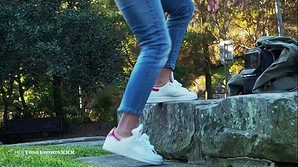 Nature's Nectar - ASIAN Tina PLAYS OUTDOOR PEE GAMES in the LOCAL PARK - 2