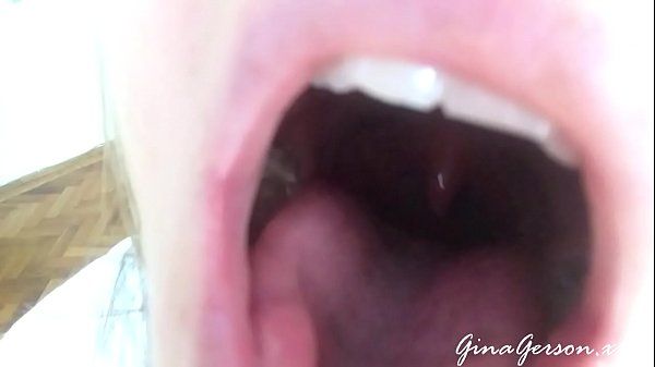 Tongue saliva throat fetish - 1
