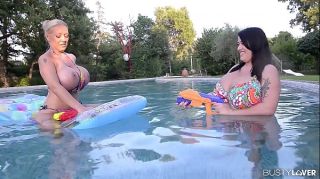 Stoya Busty lovers would love to join Leanne Crow & Delzangel in the pool Nurugel