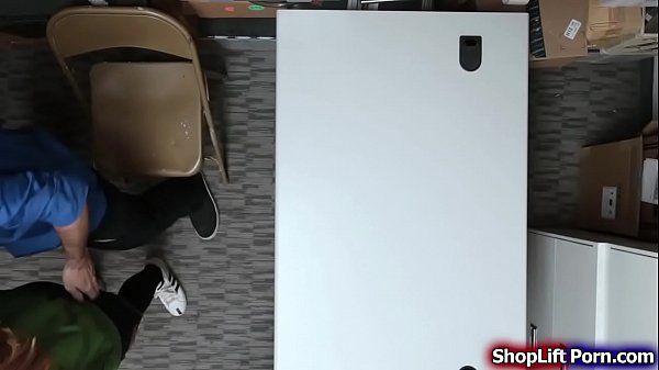 Rubia Shoplifter babe fucked by store officer Eng Sub