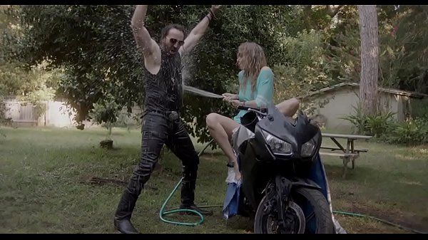 Penelope Mitchell with Nicolas Cage in "Between Worlds" - 2