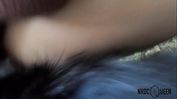 Outdoor Forest fuck with Foxy anal tail Lady 4K - 2