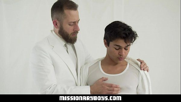 MissionaryBoyz - Pervy Priest Fucks A Handsome Missionary Boy’s Tight Asshole - 2