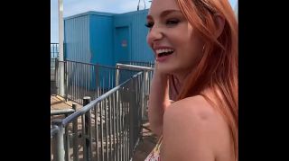 YOBT Sexy Redhead Lacy Lennon Picked Up and Fucked on...